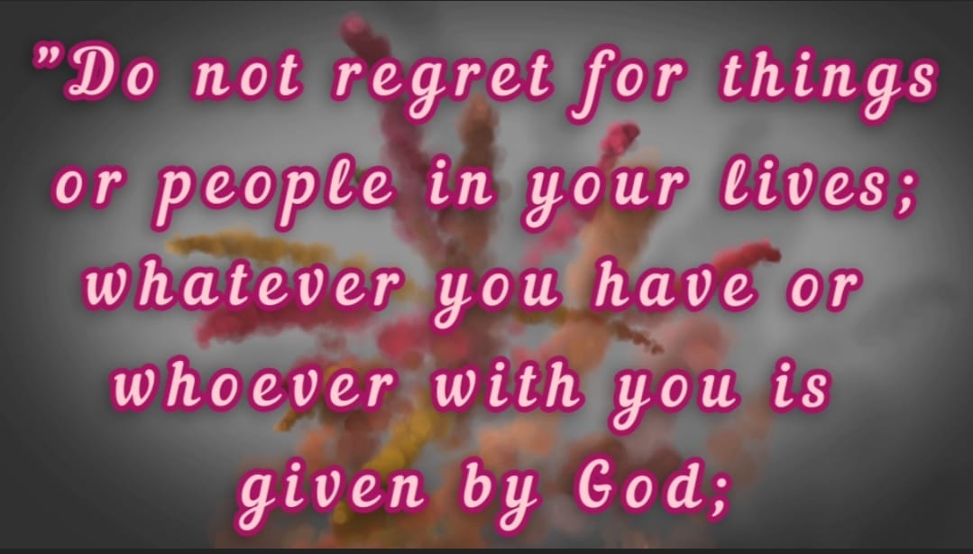 Just a thought for loving all